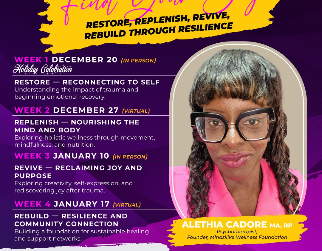Find Your Joy: A Healing Journey for Women Survivors of Gender-Based Violence